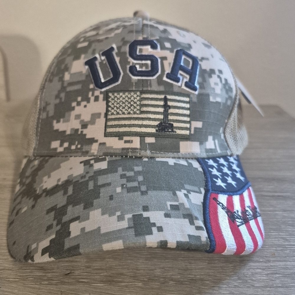 USA Camouflage Trucker Cap
